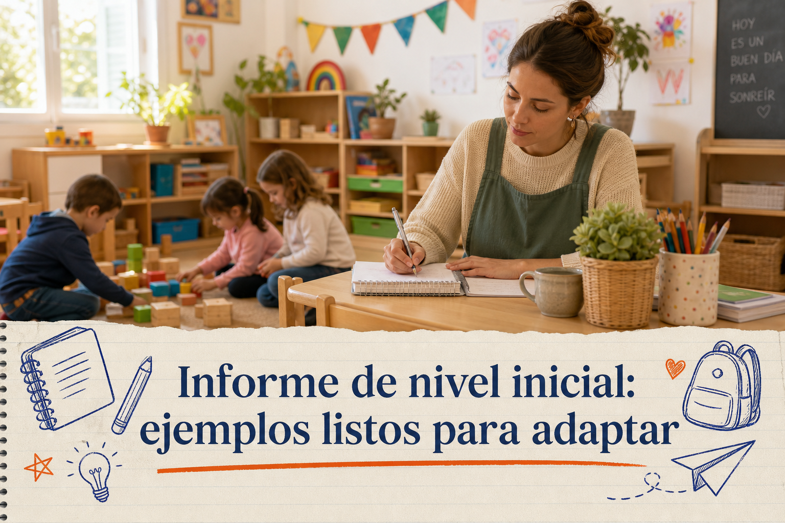Informe de nivel inicial: ejemplos listos para adaptar