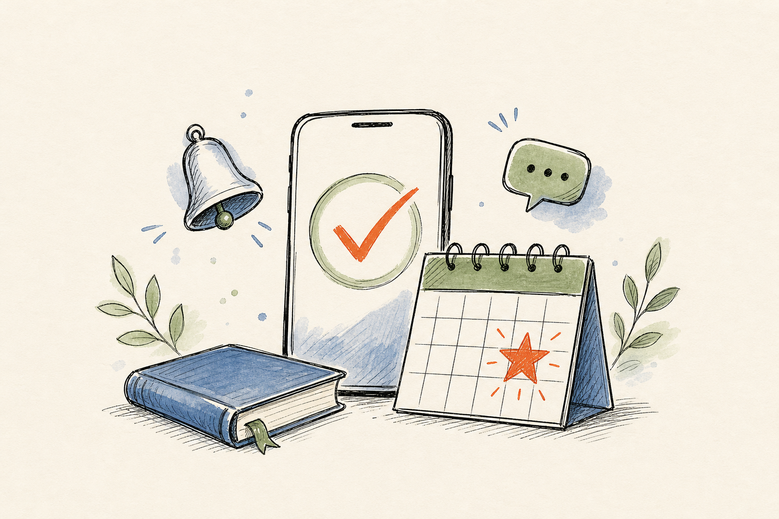 Ilustración sobre el cierre de cuatrimestre y la actualización de notas en la Libreta Digital