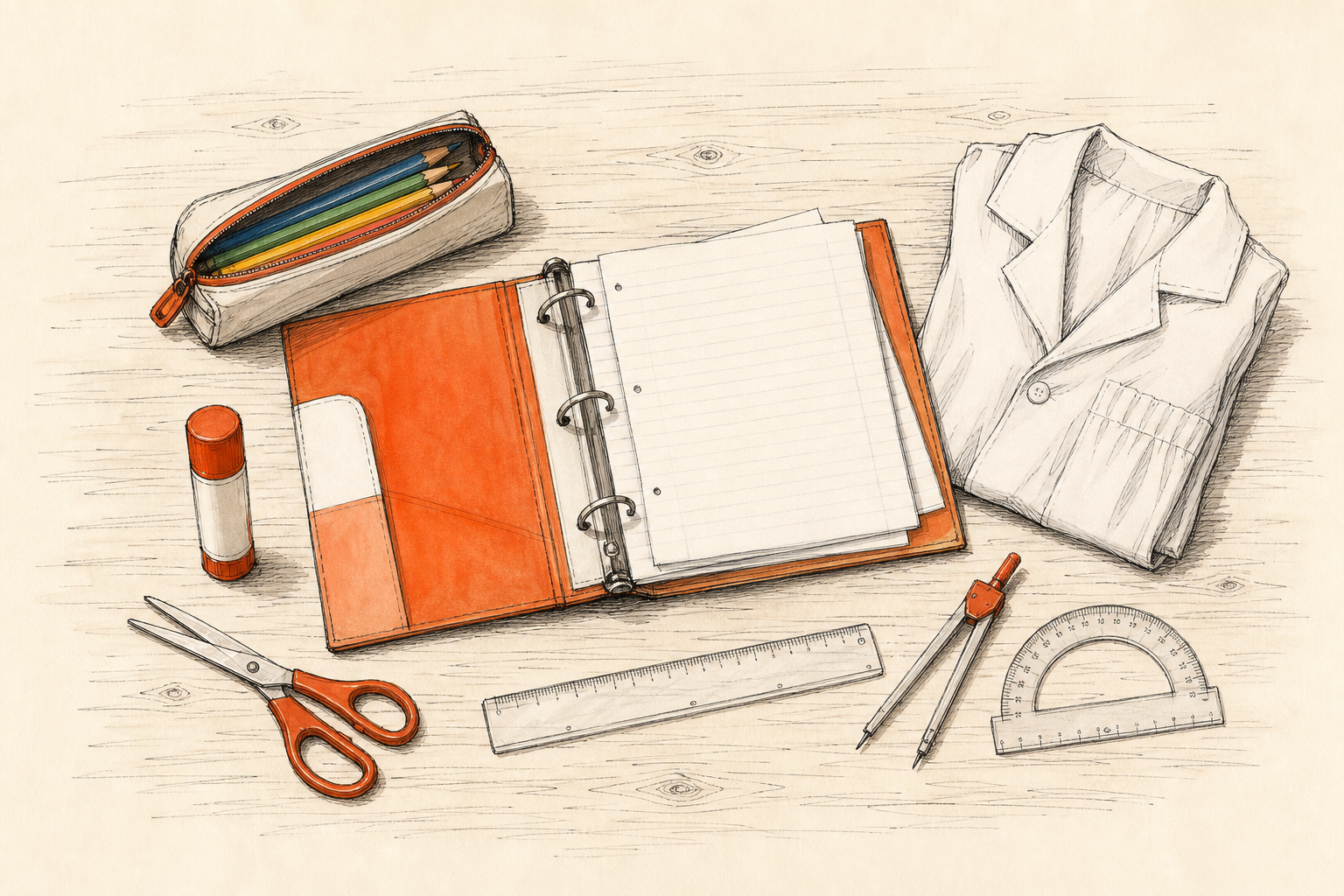 Lista de útiles escolares 2026 por nivel y grado