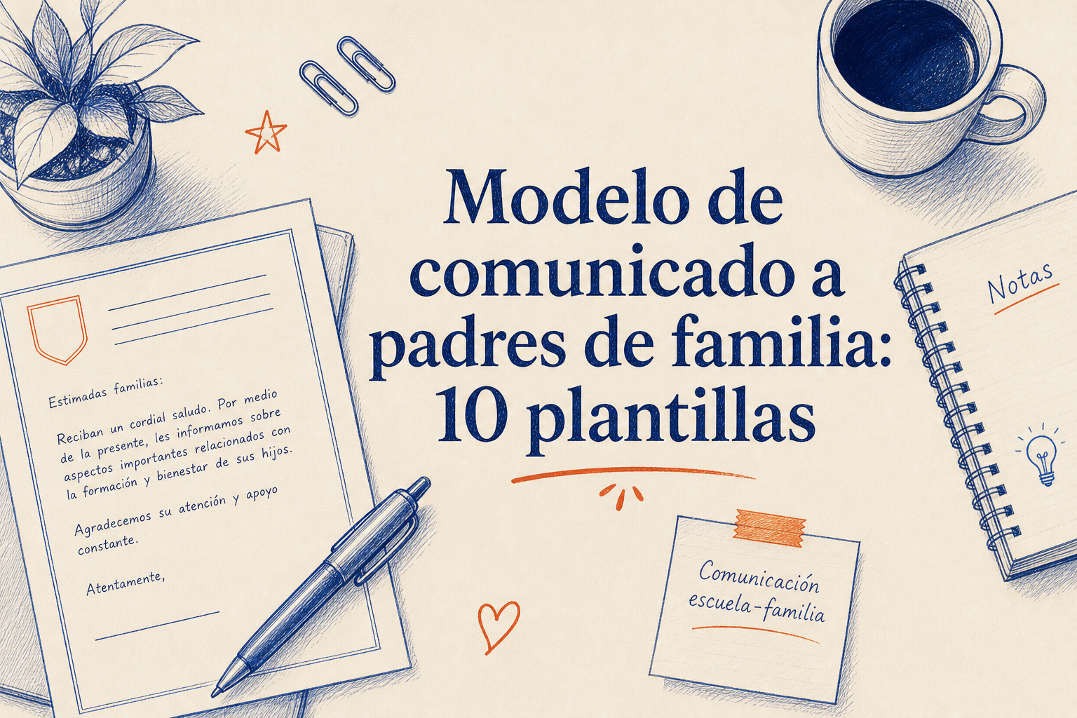 Modelo de comunicado a padres de familia: 10 plantillas